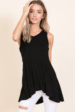 Rita Fit and Flare Empire Waist Sleeveless Top
