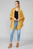 Lindsey Cocoon Style Open Front Cardigan