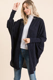 Lindsey Cocoon Style Open Front Cardigan