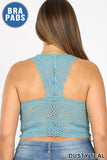 Rachel Stretch Lace Racerback Bralette