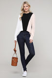 Cara Long Sleeve Color Block Top