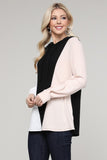 Cara Long Sleeve Color Block Top