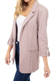 Josie Ponte Blazer with Snap Sleeves
