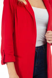 Josie Ponte Blazer with Snap Sleeves
