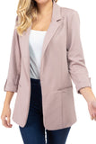 Josie Ponte Blazer with Snap Sleeves