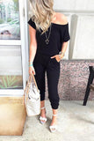 Emily Short Sleeve Jogger Style Jumpsuit