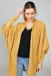 Lindsey Cocoon Style Open Front Cardigan